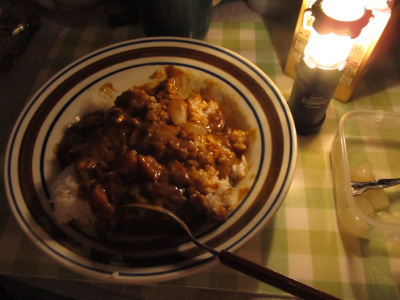 夕食の様子 夕食の様子